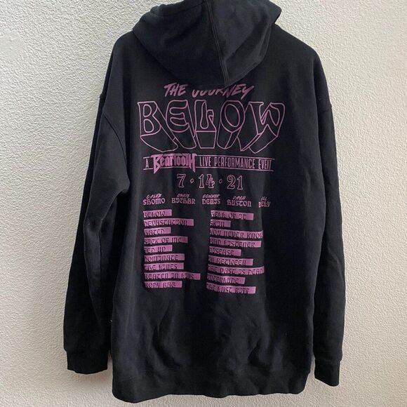 Beartooth Band The Journey Below 2021 Live Performance Hoodie Sweatshirt XL RARE - Picture 1 of 4